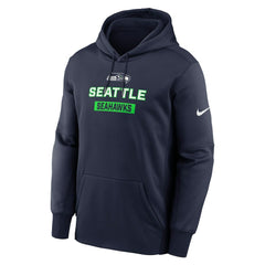 Seattle Seahawks Nike Toss Sweep Performance Pullover Hoodie