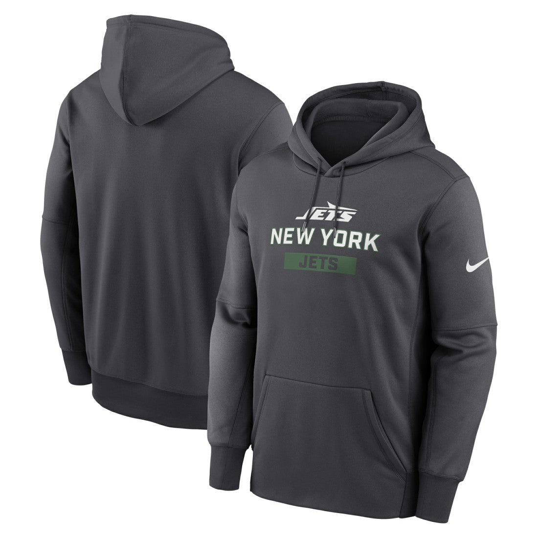 New York Jets Nike Toss Sweep Performance Pullover Hoodie