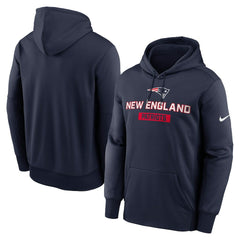 New England Patriots Nike Toss Sweep Performance Pullover Hoodie