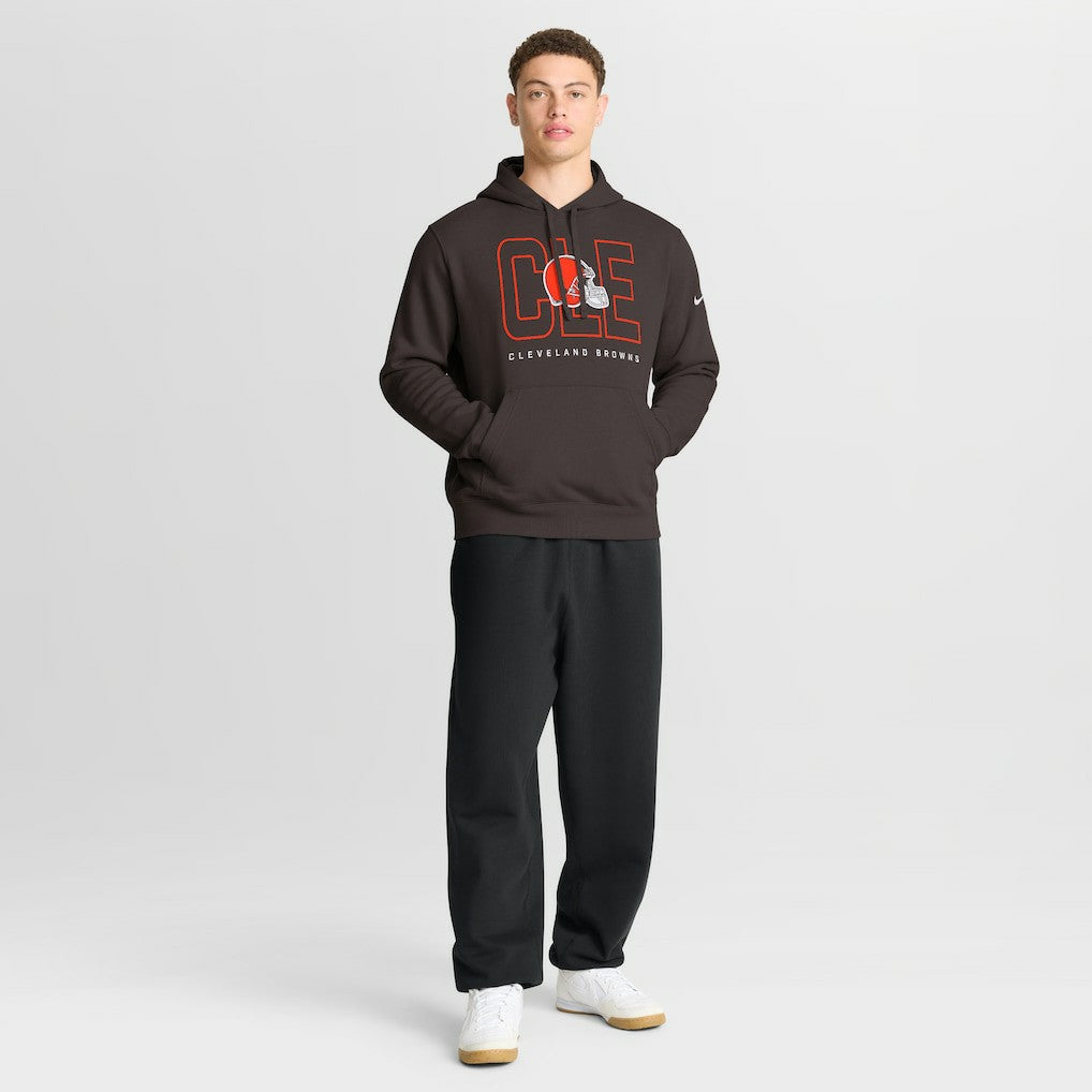 Cleveland Browns Nike Busted Play Club Fleece Pullover Hoodie