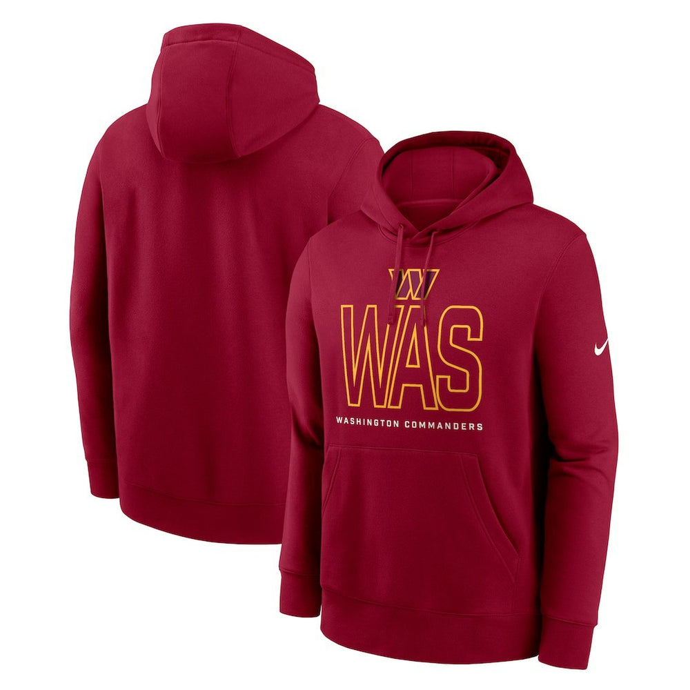 Washington Commanders Nike Busted Play Club Fleece Pullover Hoodie