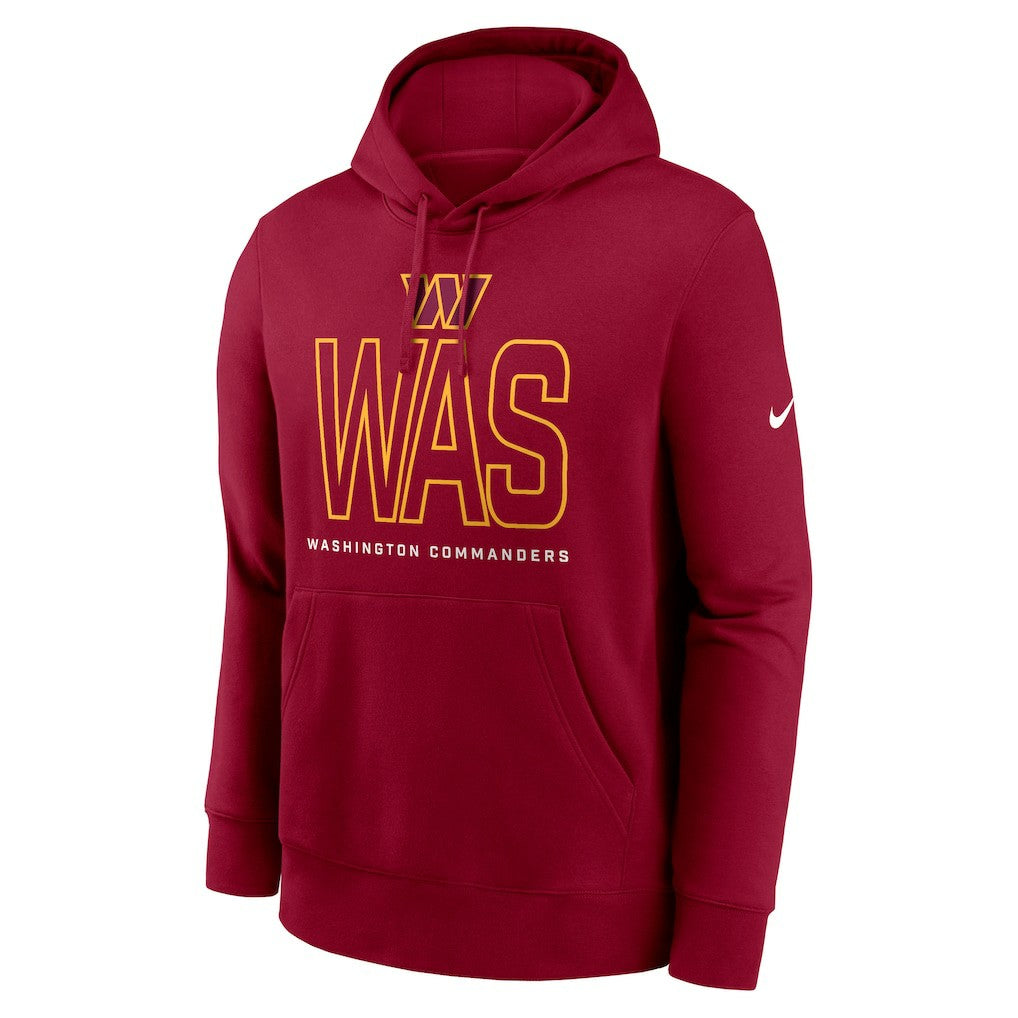 Washington Commanders Nike Busted Play Club Fleece Pullover Hoodie
