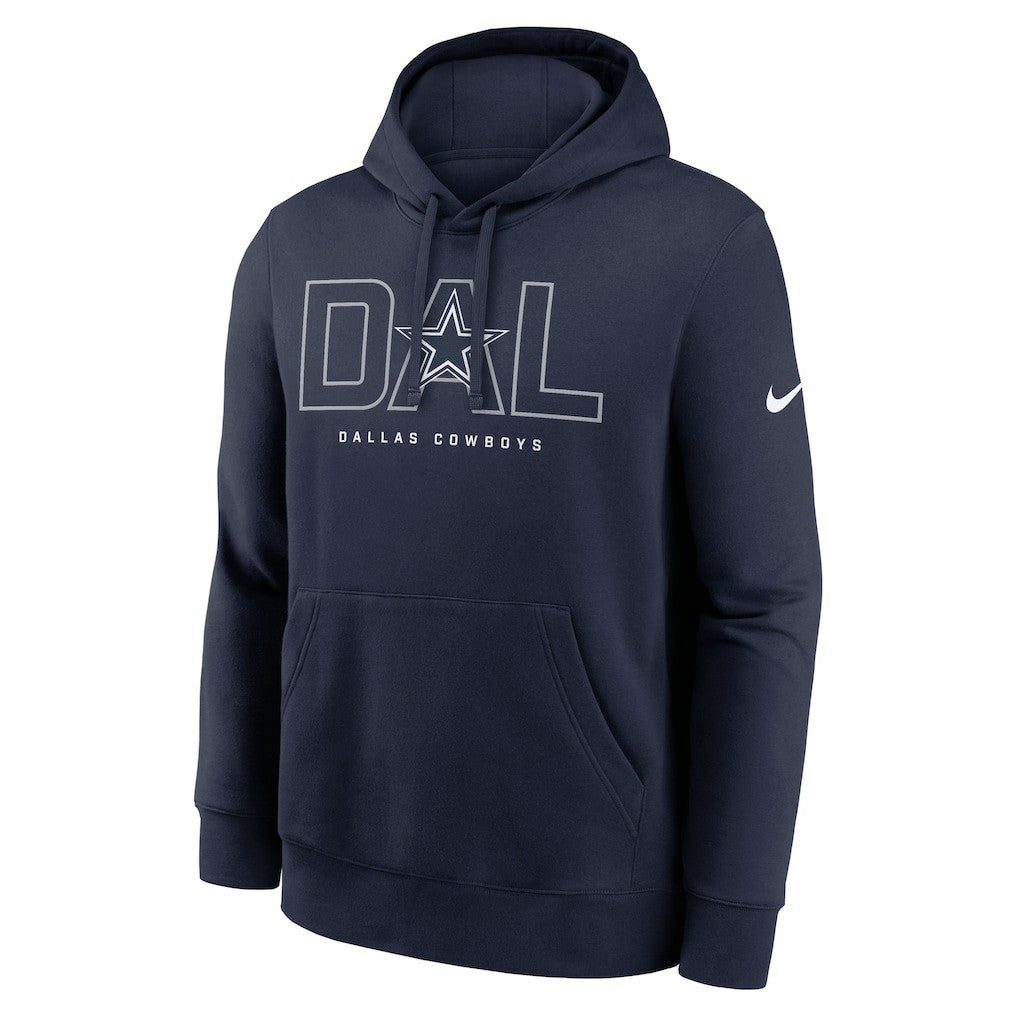 Dallas Cowboys Nike Busted Play Club Fleece Pullover Hoodie