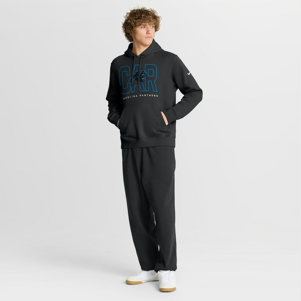 Carolina Panthers Nike Busted Play Club Fleece Pullover Hoodie