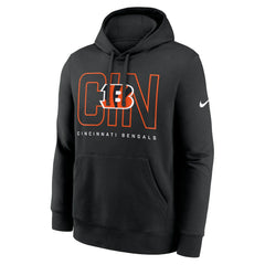 Cincinnati Bengals Nike Busted Play Club Fleece Pullover Hoodie