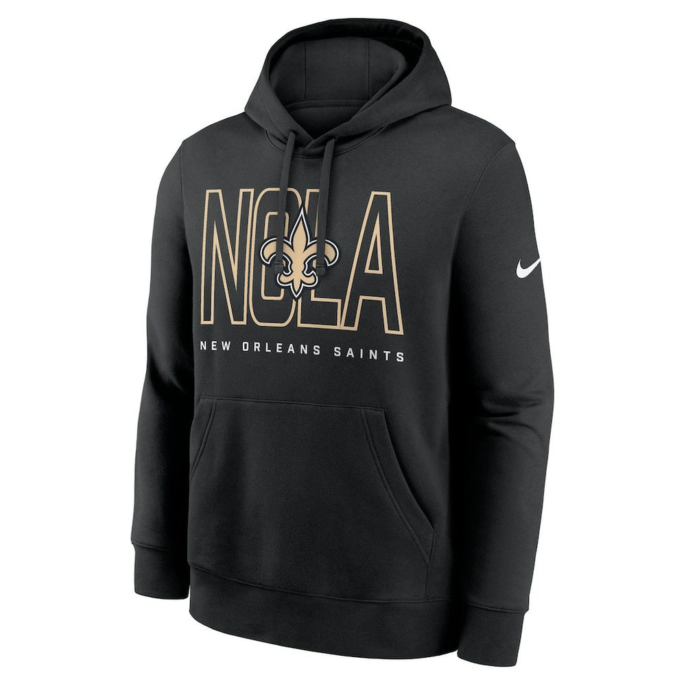 New Orleans Saints Nike Busted Play Club Fleece Pullover Hoodie