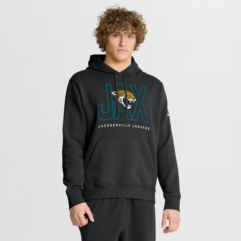 Jacksonville Jaguars Nike Busted Play Club Fleece Pullover Hoodie