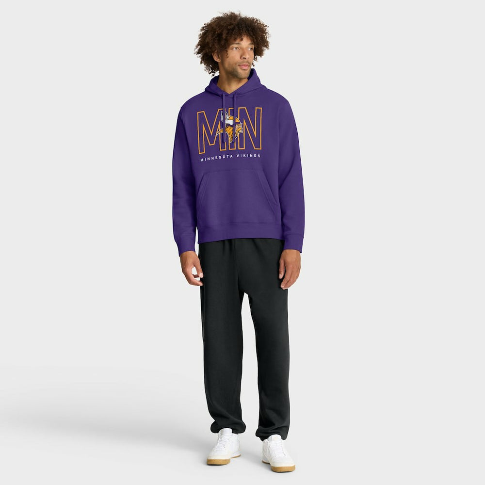 Minnesota Vikings Nike Busted Play Club Fleece Pullover Hoodie