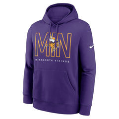 Minnesota Vikings Nike Busted Play Club Fleece Pullover Hoodie