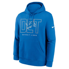 Detroit Lions Nike Busted Play Club Fleece Pullover Hoodie