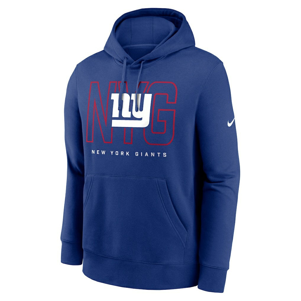 New York Giants Nike Busted Play Club Fleece Pullover Hoodie