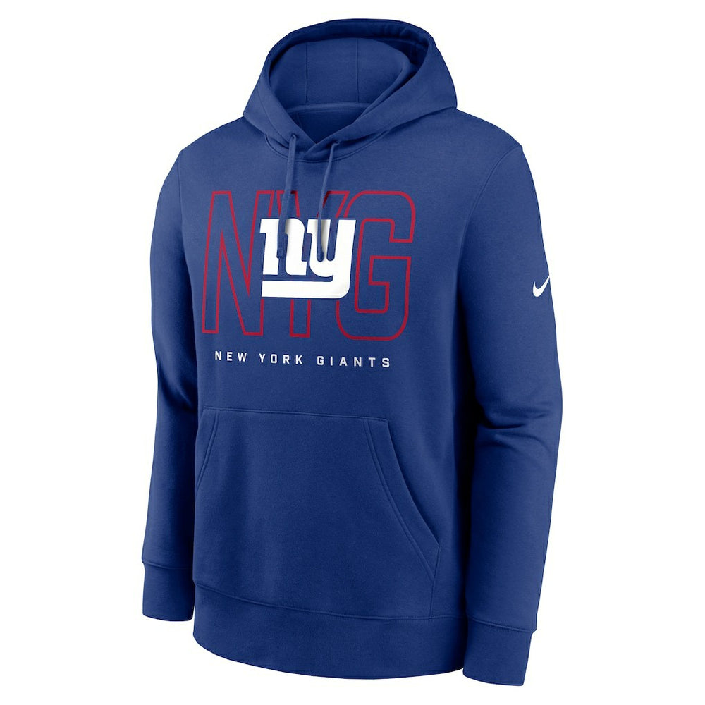 New York Giants Nike Busted Play Club Fleece Pullover Hoodie