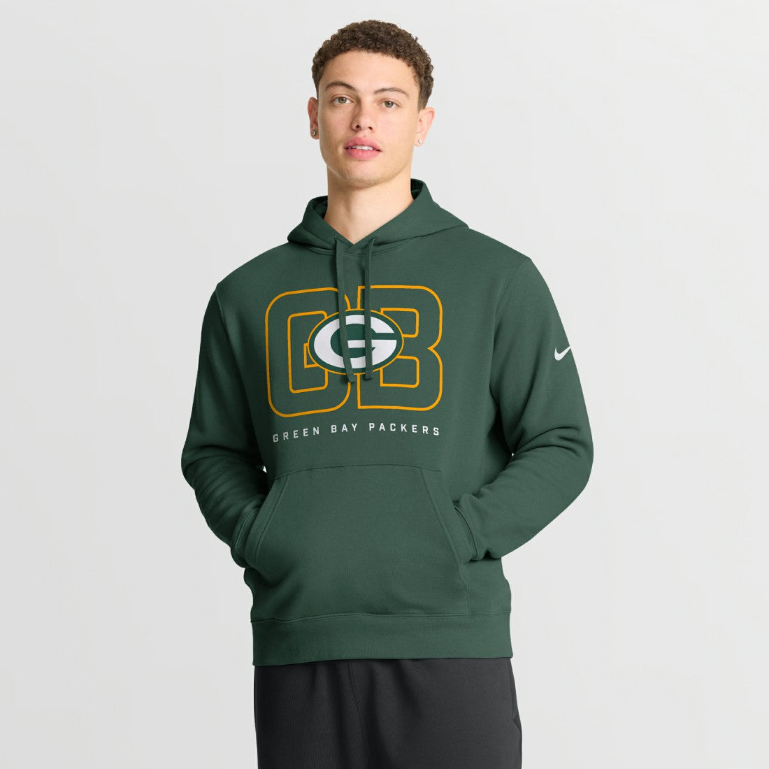 Green Bay Packers Nike Busted Play Club Fleece Pullover Hoodie