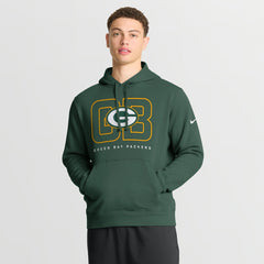 Green Bay Packers Nike Busted Play Club Fleece Pullover Hoodie