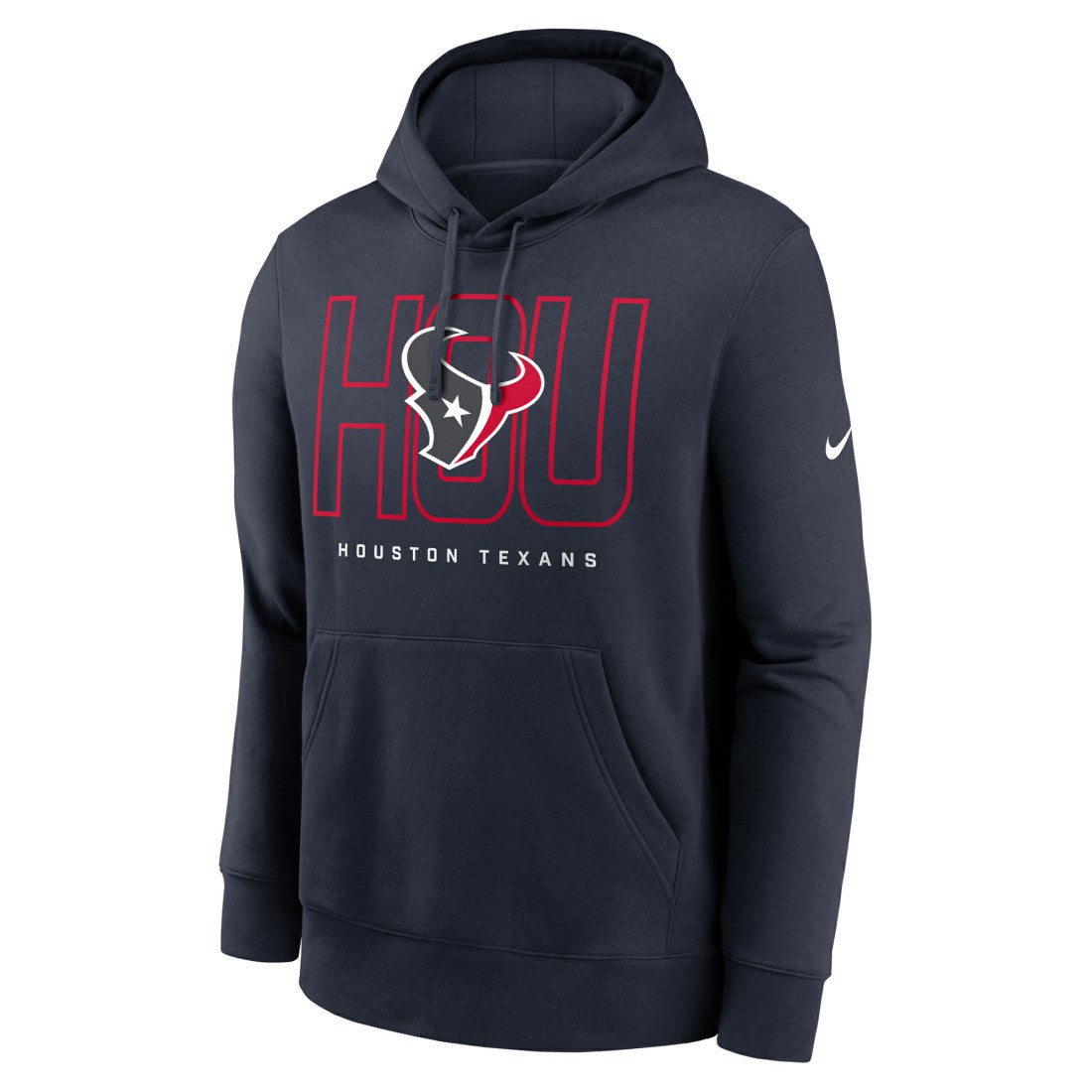 Houston Texans Nike Busted Play Club Fleece Pullover Hoodie