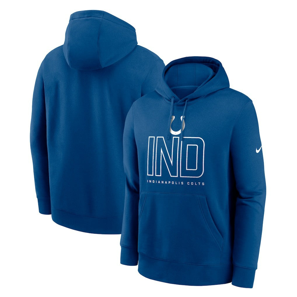 Indianapolis Colts Nike Busted Play Club Fleece Pullover Hoodie