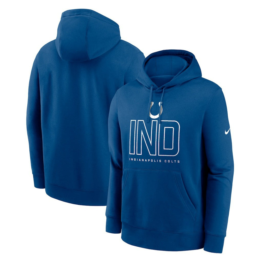 Indianapolis Colts Nike Busted Play Club Fleece Pullover Hoodie