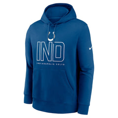 Indianapolis Colts Nike Busted Play Club Fleece Pullover Hoodie