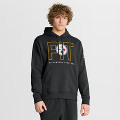 Pittsburgh Steelers Nike Busted Play Club Fleece Pullover Hoodie