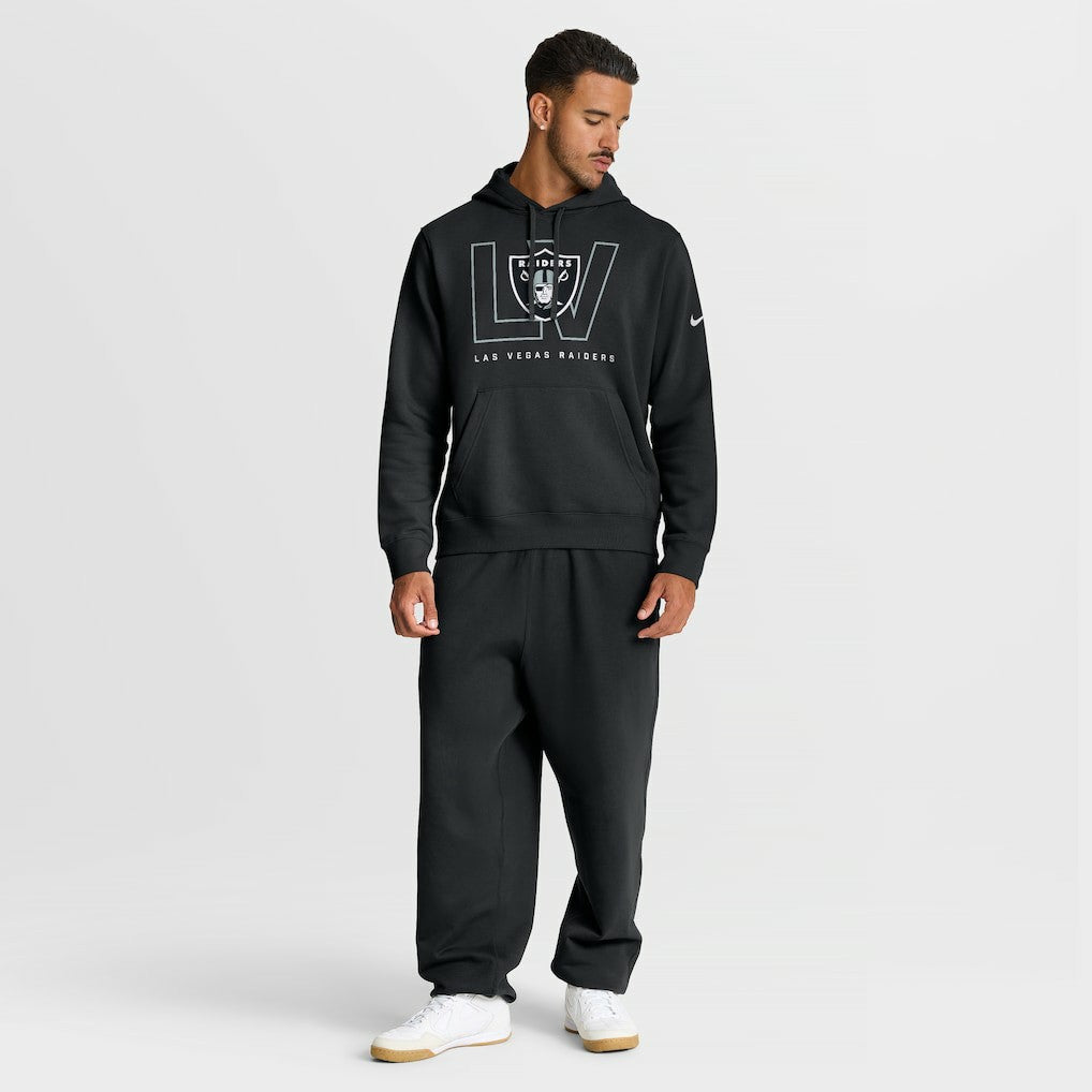 Las Vegas Raiders Nike Busted Play Club Fleece Pullover Hoodie