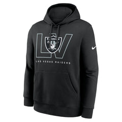 Las Vegas Raiders Nike Busted Play Club Fleece Pullover Hoodie