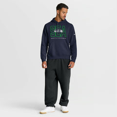 Seattle Seahawks Nike Busted Play Club Fleece Pullover Hoodie