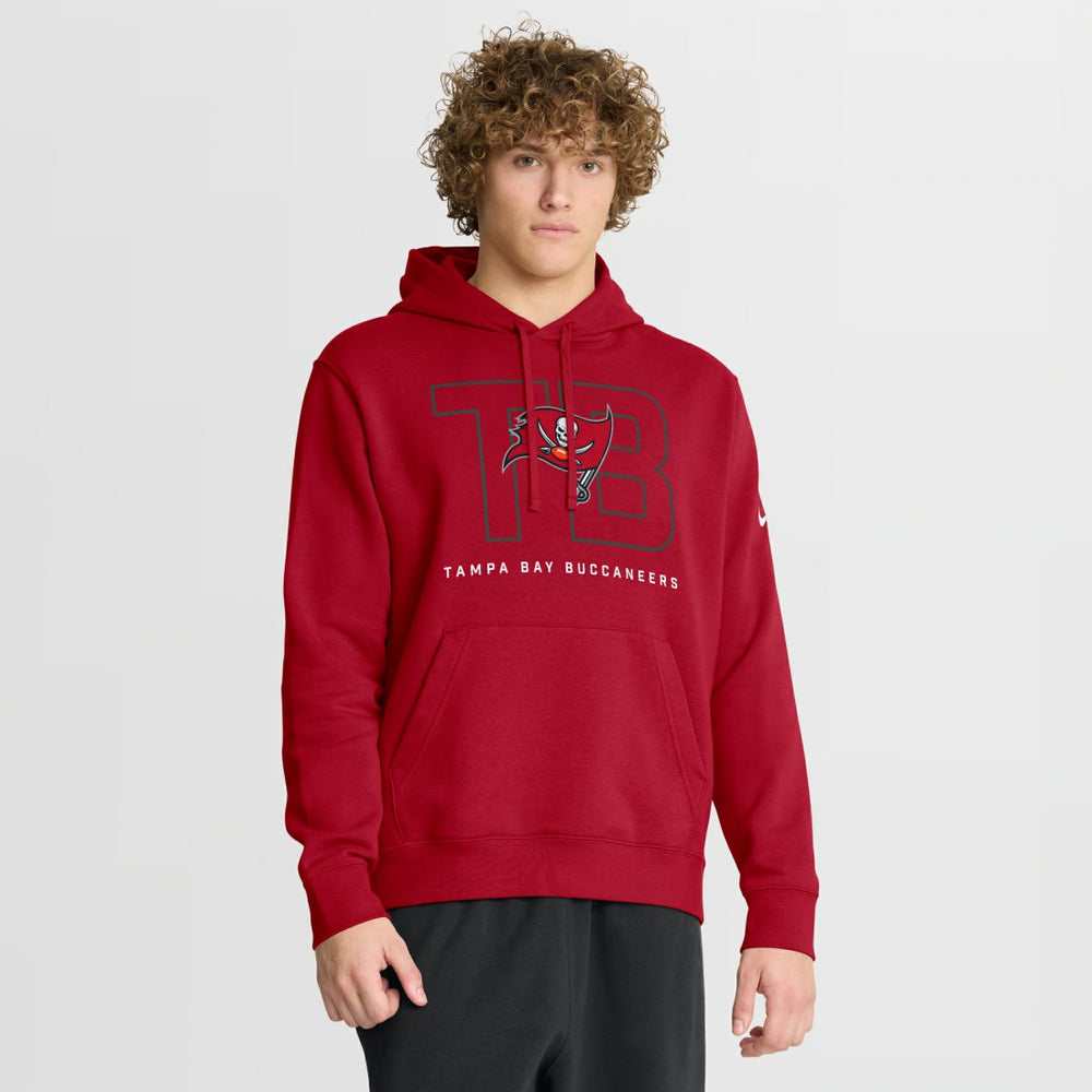 Tampa Bay Buccaneers Nike Busted Play Club Fleece Pullover Hoodie