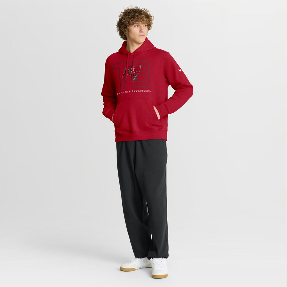 Tampa Bay Buccaneers Nike Busted Play Club Fleece Pullover Hoodie