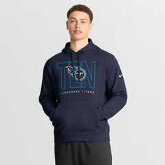 Tennessee Titans Nike Busted Play Club Fleece Pullover Hoodie