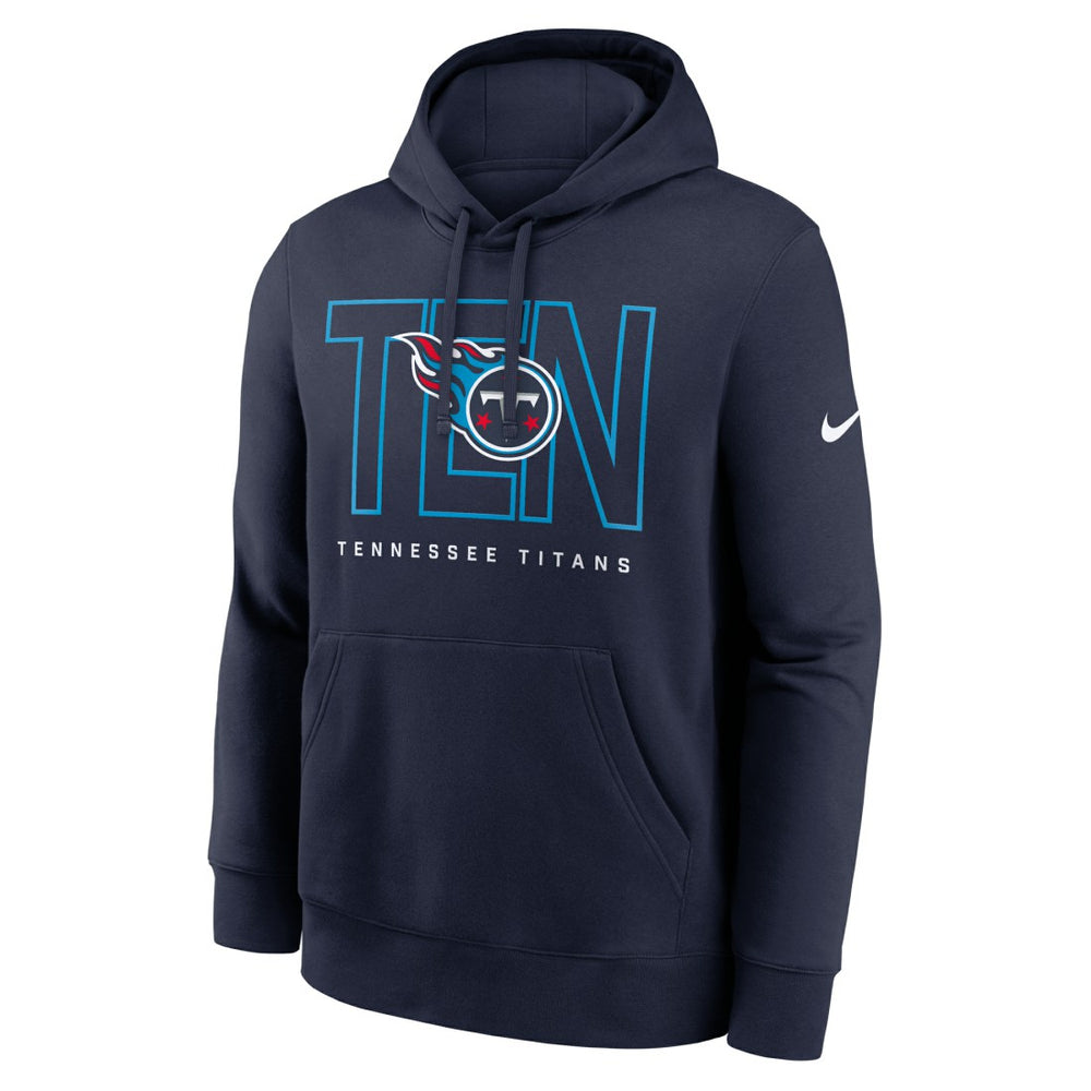 Tennessee Titans Nike Busted Play Club Fleece Pullover Hoodie