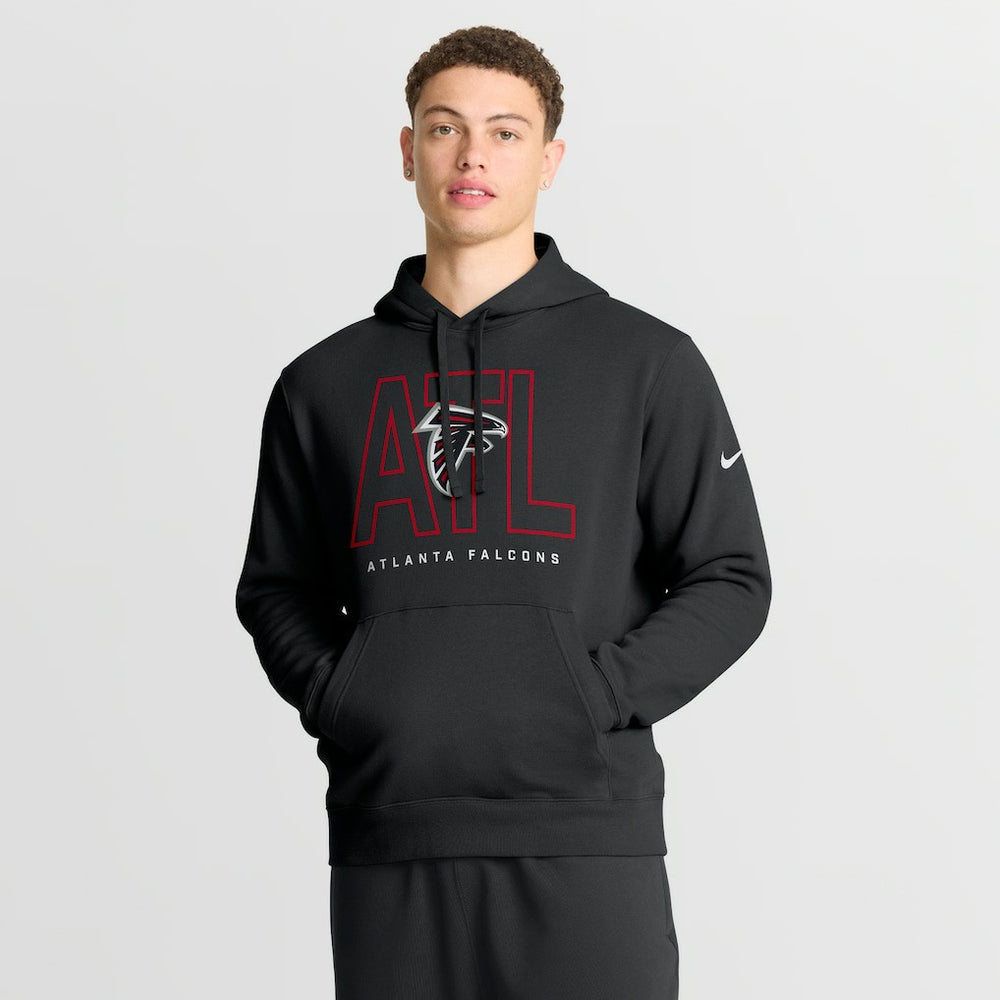 Atlanta Falcons Nike Busted Play Club Fleece Pullover Hoodie
