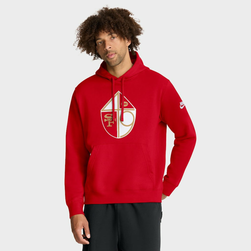 San Francisco 49ers Nike Club Fleece Pullover Hoodie
