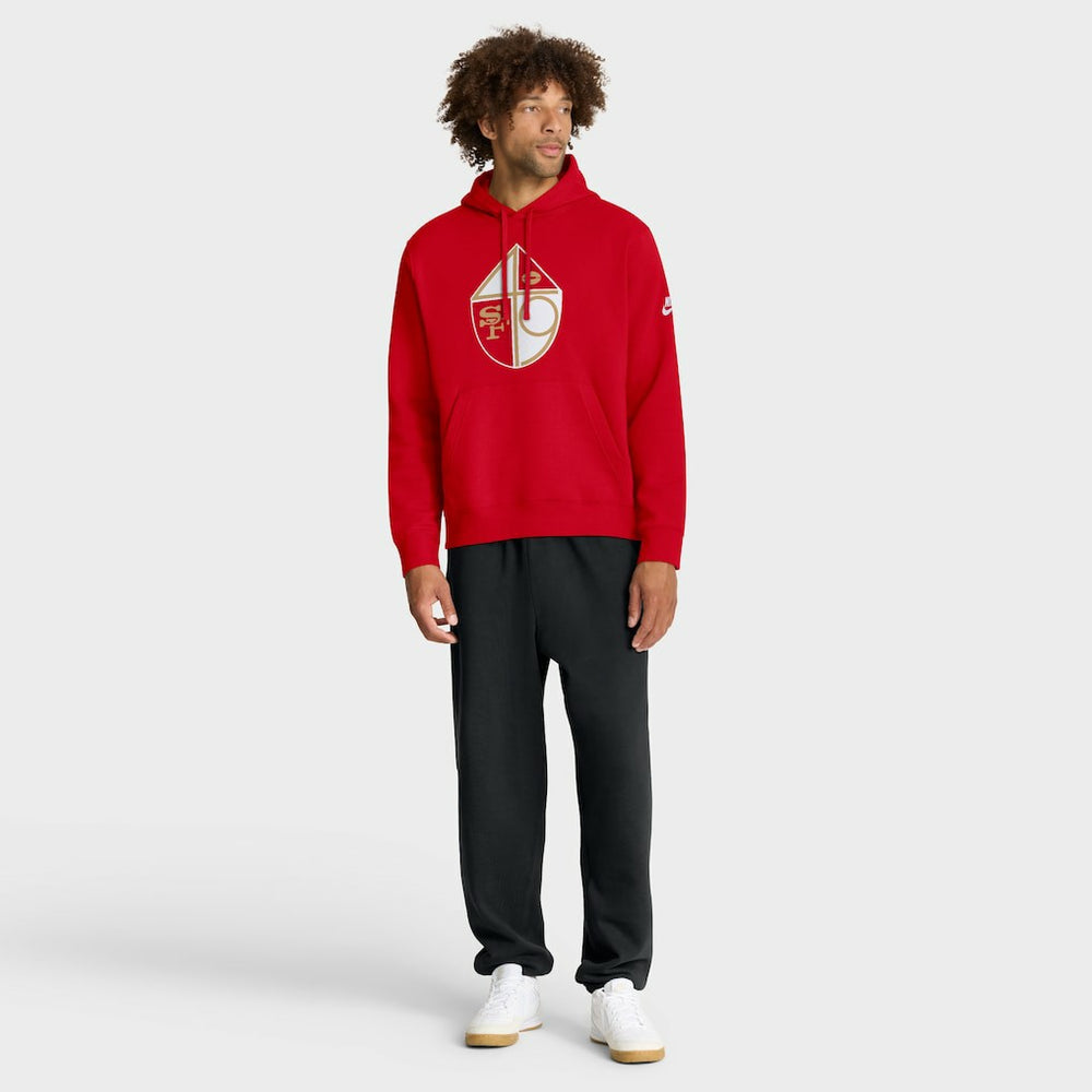San Francisco 49ers Nike Club Fleece Pullover Hoodie