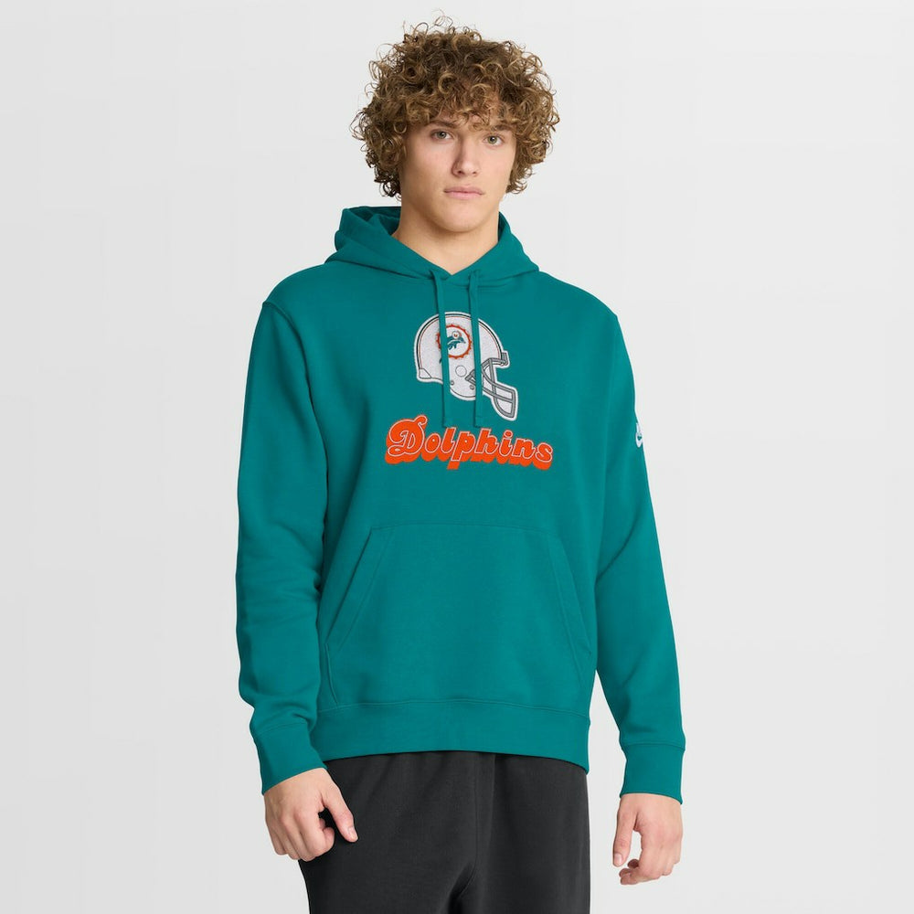 Miami Dolphins Nike Best Season Rewind Club Pullover Hoodie