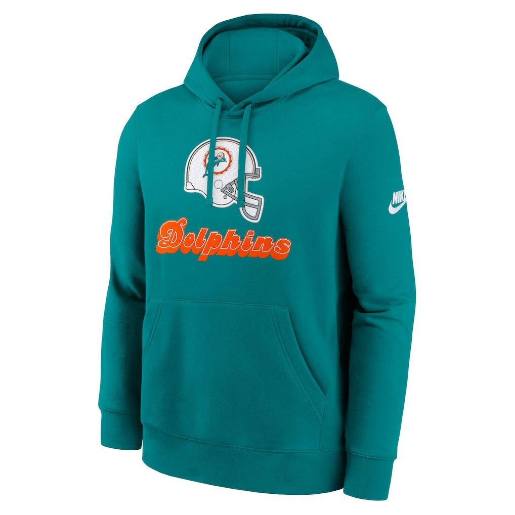 Miami Dolphins Nike Best Season Rewind Club Pullover Hoodie