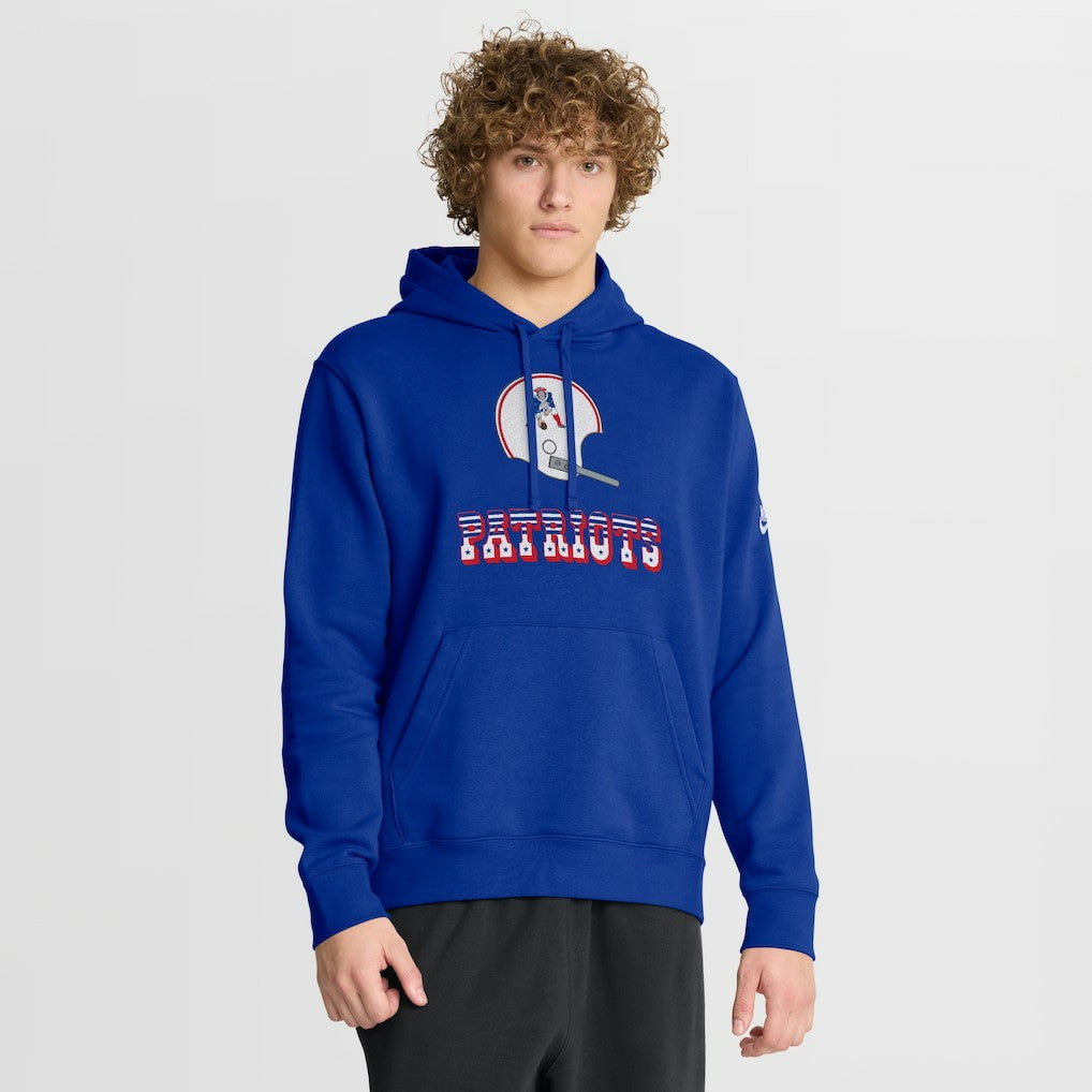 New England Patriots Nike Best Season Rewind Club Pullover Hoodie