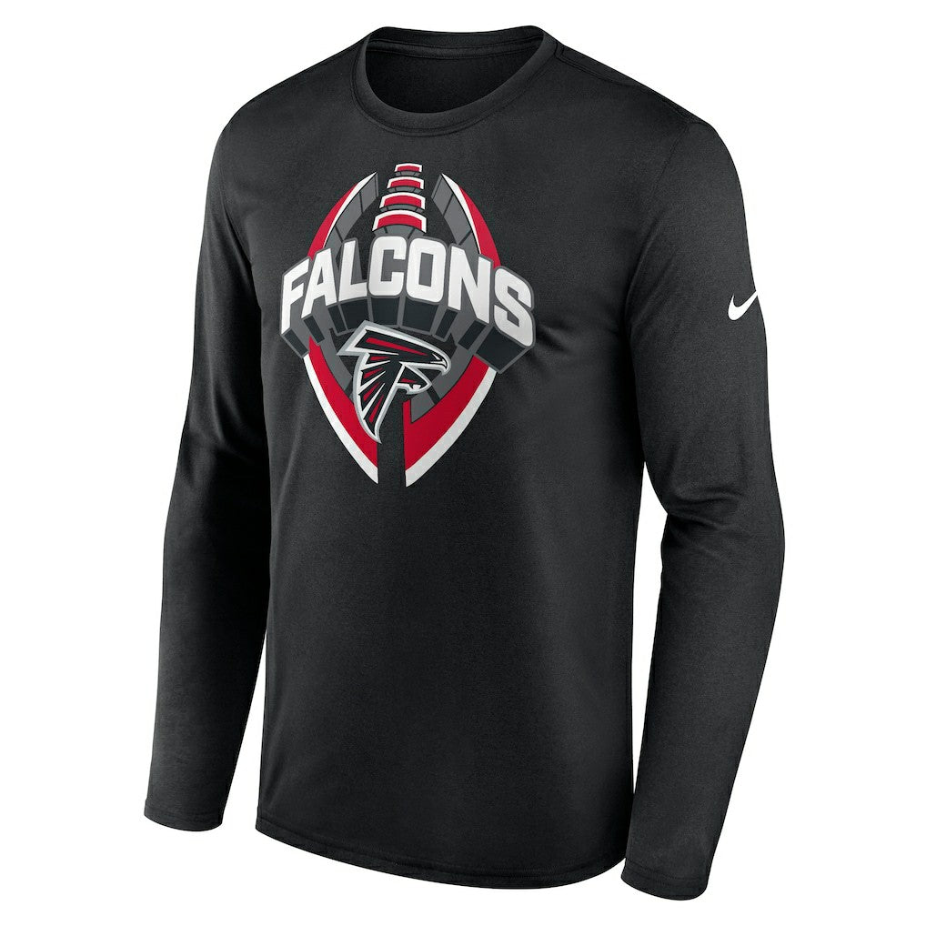 Atlanta Falcons Nike Primetime Legend Icon Performance Long Sleeve T-Shirt