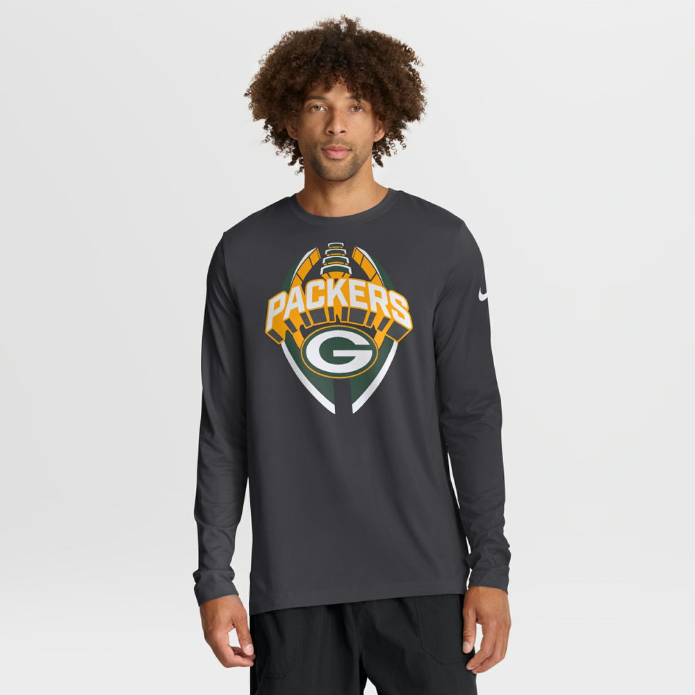 Green Bay Packers Nike Primetime Legend Icon Performance Long Sleeve T-Shirt