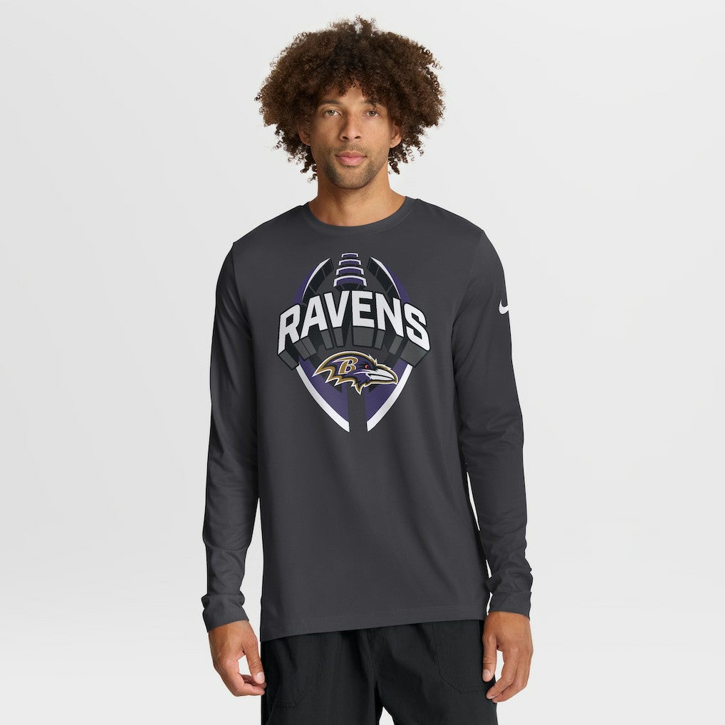 Baltimore Ravens Nike Primetime Legend Icon Performance Long Sleeve T-Shirt