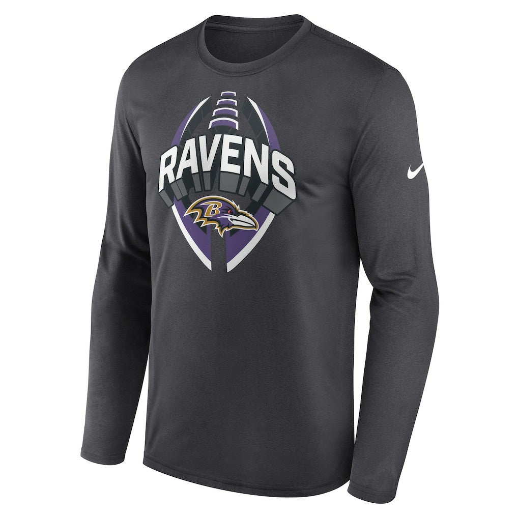Baltimore Ravens Nike Primetime Legend Icon Performance Long Sleeve T-Shirt