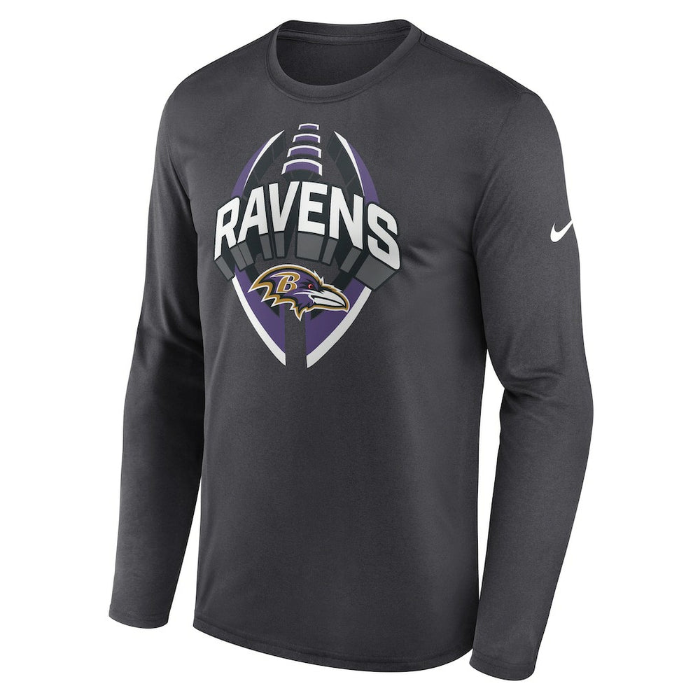 Baltimore Ravens Nike Primetime Legend Icon Performance Long Sleeve T-Shirt