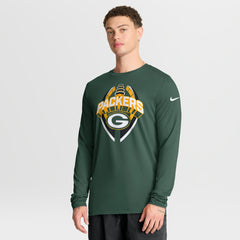 Green Bay Packers Nike Primetime Legend Icon Performance Long Sleeve T-Shirt