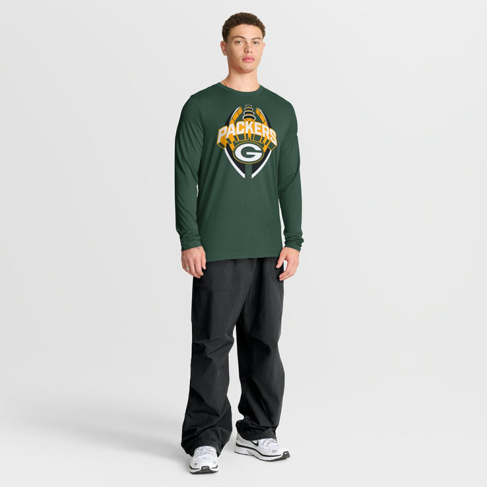 Green Bay Packers Nike Primetime Legend Icon Performance Long Sleeve T-Shirt