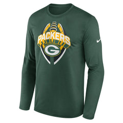 Green Bay Packers Nike Primetime Legend Icon Performance Long Sleeve T-Shirt