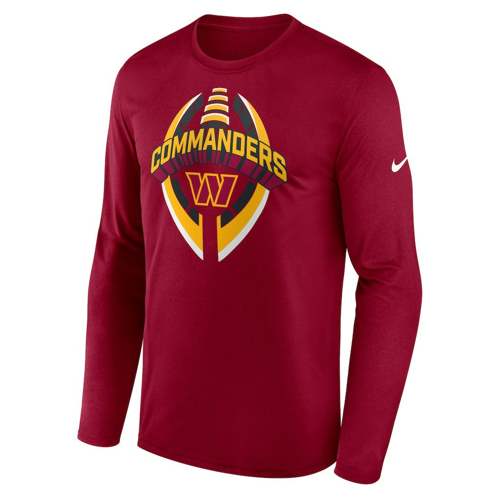Washington Commanders Nike Primetime Legend Icon Performance Long Sleeve T-Shirt