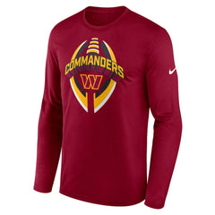 Washington Commanders Nike Primetime Legend Icon Performance Long Sleeve T-Shirt