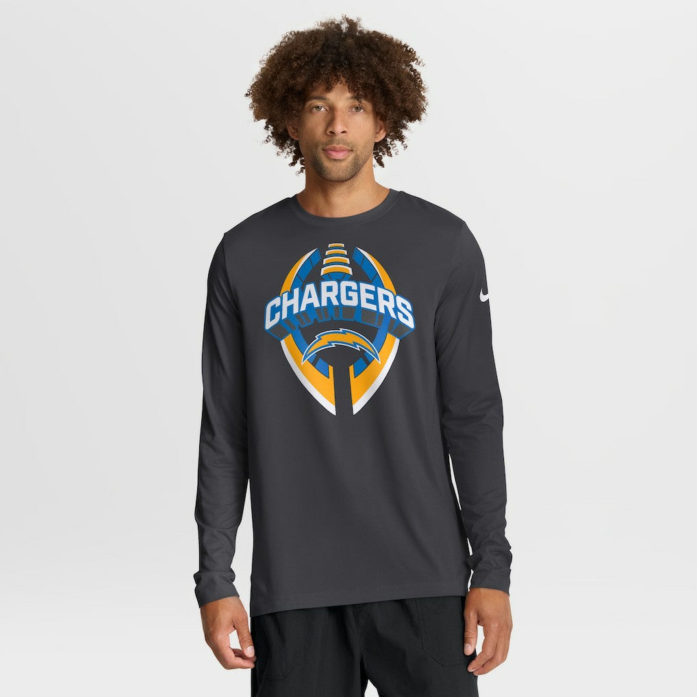 Los Angeles Chargers Nike Primetime Legend Icon Performance Long Sleeve T-Shirt