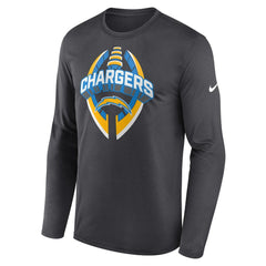 Los Angeles Chargers Nike Primetime Legend Icon Performance Long Sleeve T-Shirt