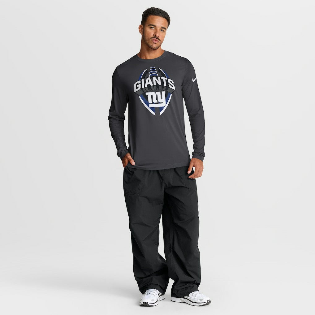 New York Giants Nike Primetime Legend Icon Performance Long Sleeve T-Shirt