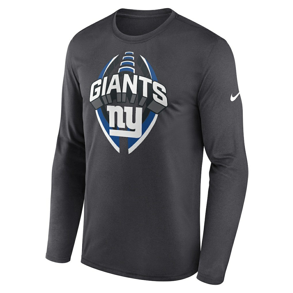 New York Giants Nike Primetime Legend Icon Performance Long Sleeve T-Shirt